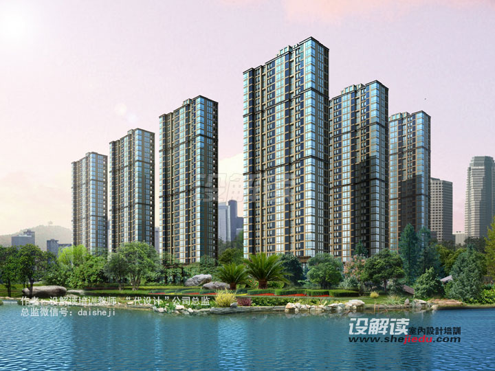 住宅外景设计表现日景D20