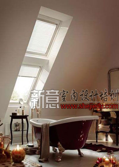 屋顶浴室设计a16101