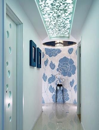 蓝白色家居设计运用a17106