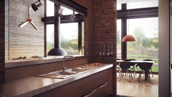 复古风格空间a21906