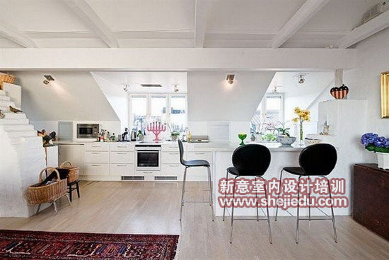 清爽简洁厨房设计a23502