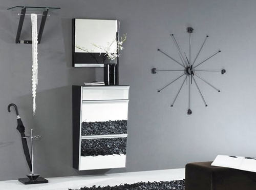 富有设计感的鞋柜a24005