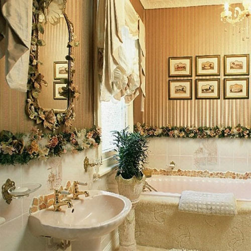 绿意葱葱的卫浴空间a26402