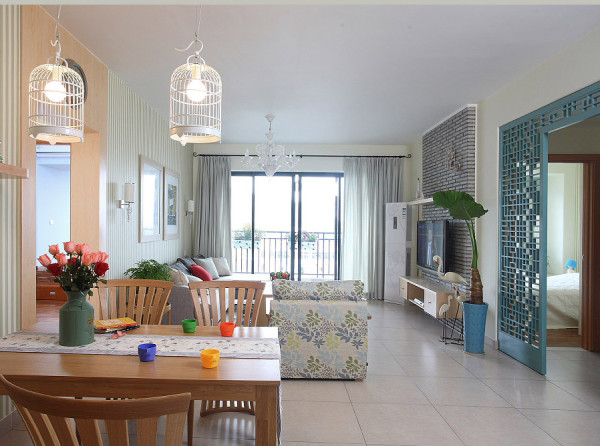 现代自然混搭风格居室a29105