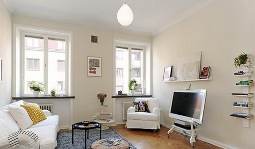 现代简约的小居室设计a29406