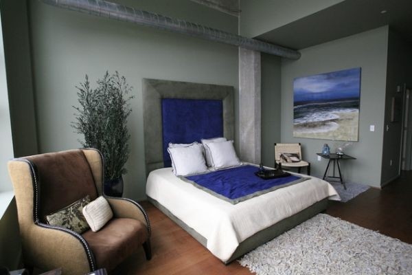 蓝色卧室空间设计a29807