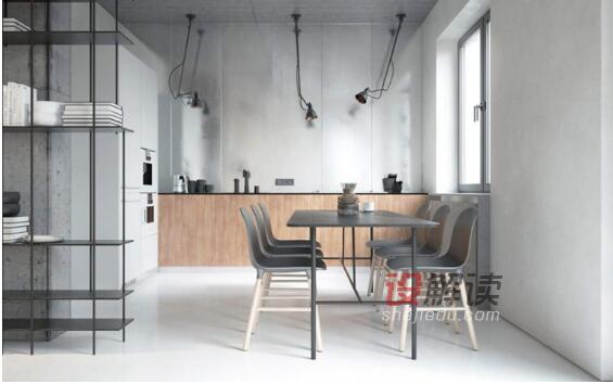 轻工业风格室内设计04